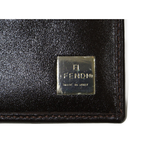 Fendi Zucca Tri-fold Folding Compact Wallet Brown - Picture 8 of 15